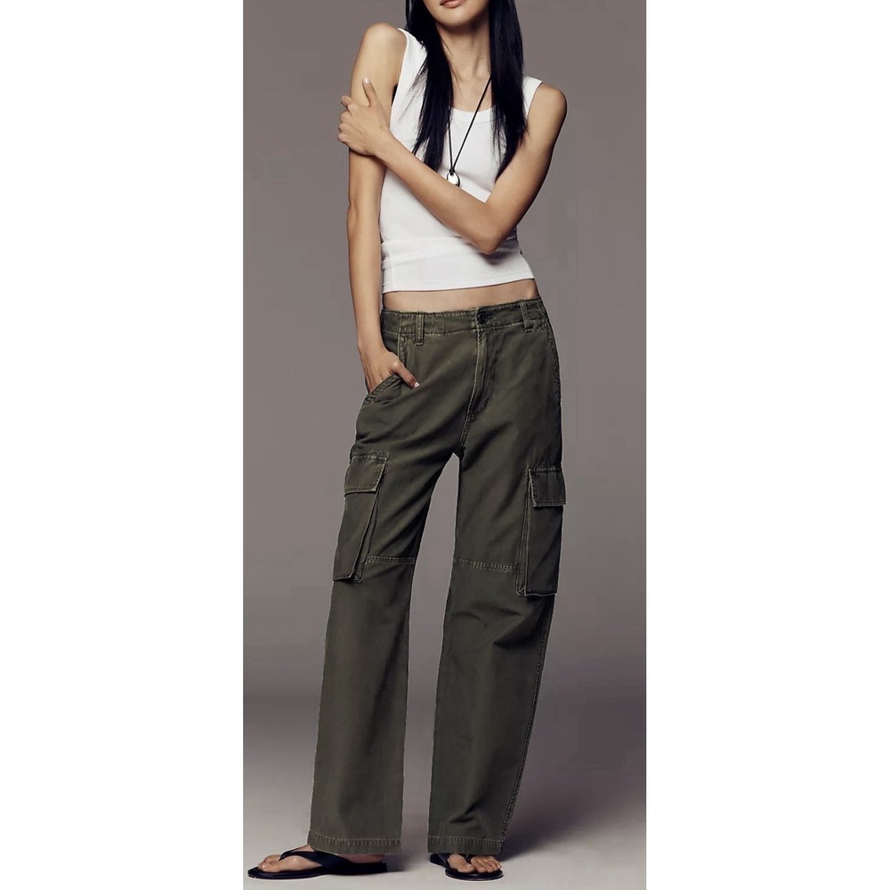 Citizens of Humanity Esme 100% Cotton Cargo Pants Rustic Brown Size 27